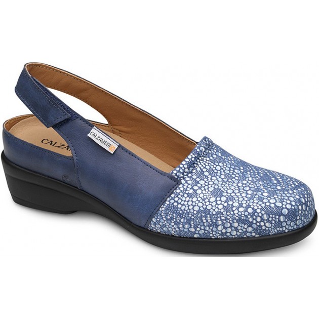 SANDALES ORTHOPÉDIQUES CALZAMEDI 0767 ÉLASTIQUE SPÉCIALE AZUL