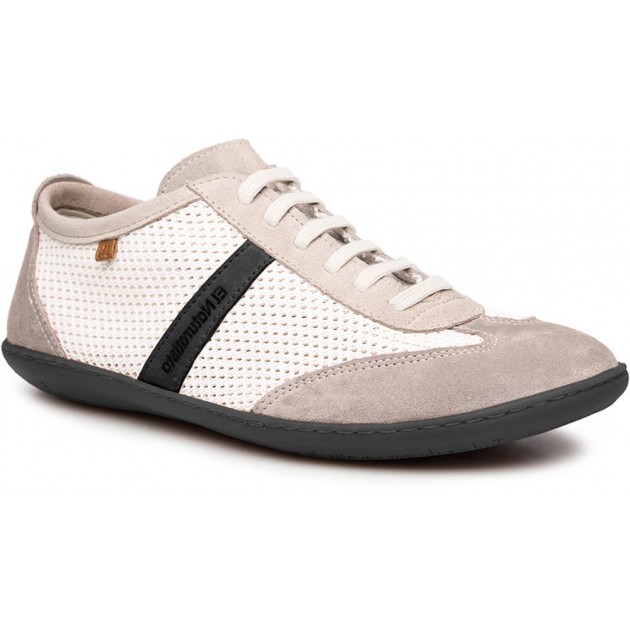 SNEAKERS EL NATURALISTA EL VIAJERO 5293 MULTI MATIÈRE WHITE_BLACK