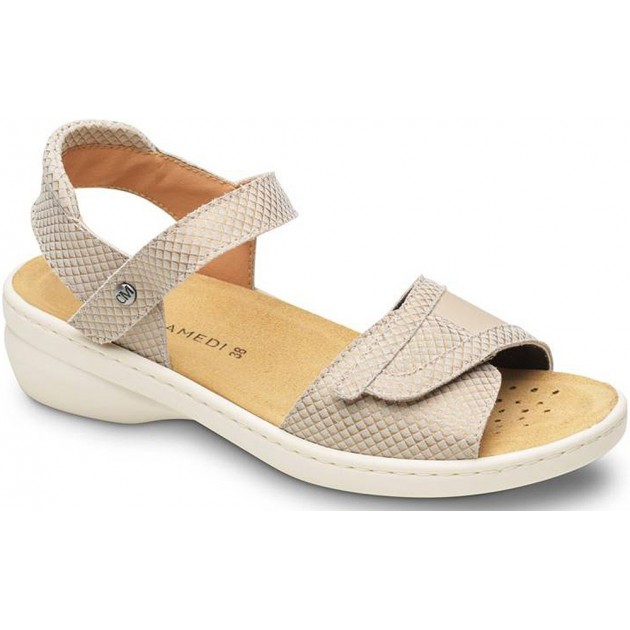 SANDALES ORTHOPÉDIQUES CALZAMEDI 0802 SPÉCIAL OIGNON BEIGE