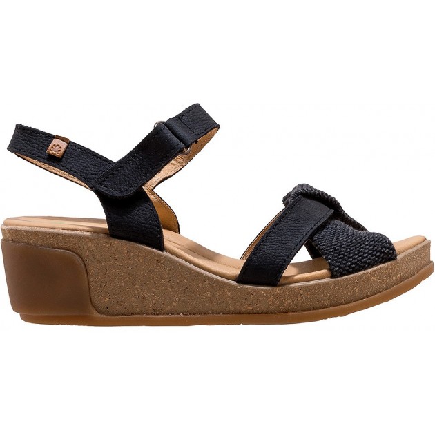 SANDALES FEUILLES EL NATURALISTA 5038 BLACK SANDALES FEUILLES EL NATURALISTA 5038 BLACK