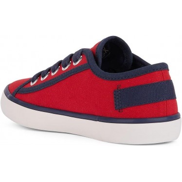 BASKETS GEOX J455CA RED