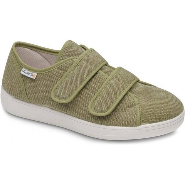 CHAUSSURES ORTHOPÉDIQUES EN TOILE CALZAMEDI 3088 KAKI CHAUSSURES ORTHOPÉDIQUES EN TOILE CALZAMEDI 3088 KAKI