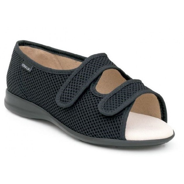 CALZAMEDI velcro ouverte sandale orthopédique NEGRO CALZAMEDI velcro ouverte sandale orthopédique NEGRO