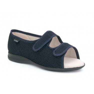 CALZAMEDI velcro ouverte sandale orthopédique AZUL