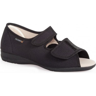 CALZAMEDI SANDALE 3084 LARGEUR SPÉCIALE NEGRO