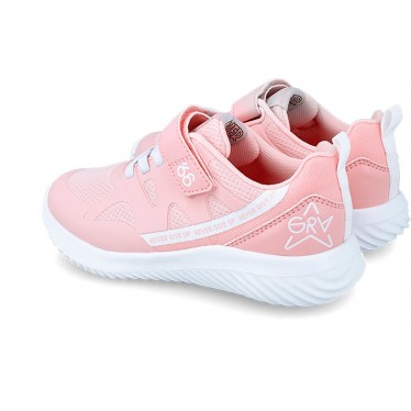 GARVALIN BASKETS ÉLASTIQUES SENSATION SÈCHE 231830 VÉGAN ROSA