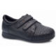 CALZAMEDI DOUBLE CHAUSSURE VELCRO CONFORTABLE NEGRO