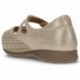 CALZAMEDI SANDALE ORTHOPÉDIQUE DE COUPE BEIGE