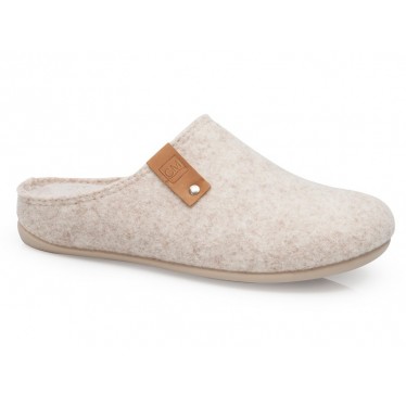 CHAUSSONS MAISON CALZAMEDI UNISEXE 6579 BEIGE