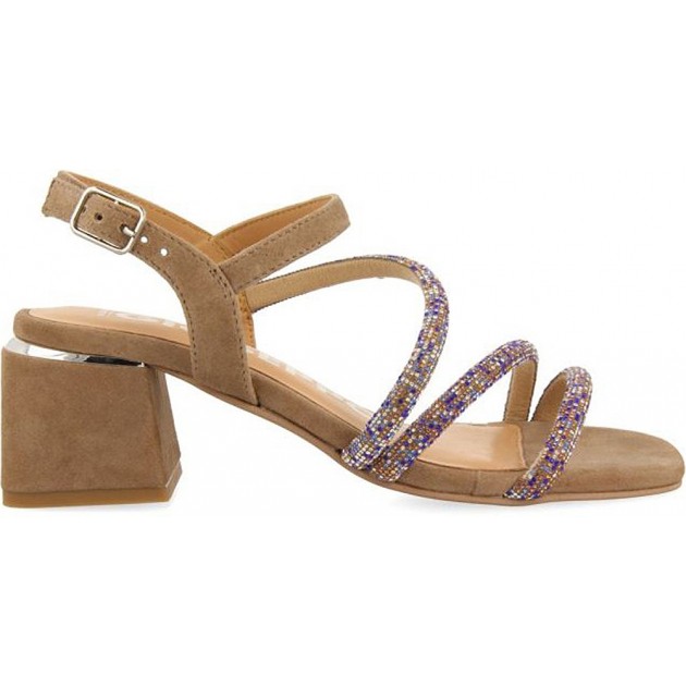Gioseppo 72144 Sandales Cakovec avec strass TAUPE