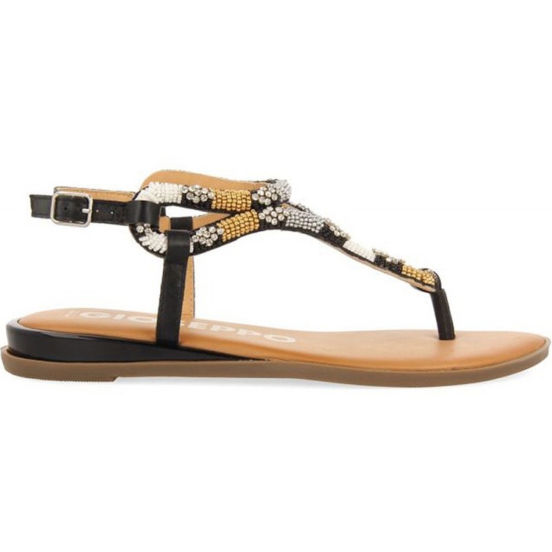 Gioseppo 72028 Sandales Nyssa avec strass NEGRO