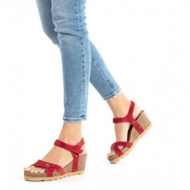 SANDALE PANAMA JACK JULIA RED_B54