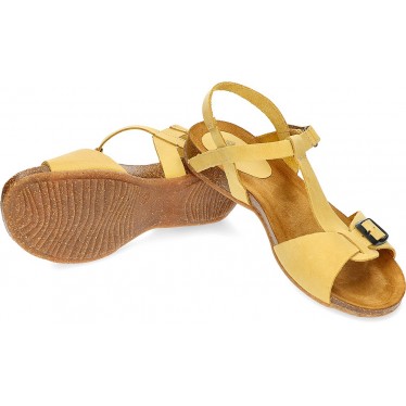 AFRODITE DE SANDALES INTERBIOS MOSTAZA