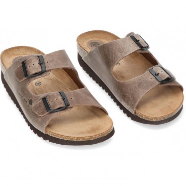 SANDALE CONFORTABLE INTERBIOS 7206-MM PARDO