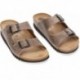 SANDALE CONFORTABLE INTERBIOS 7206-MM PARDO