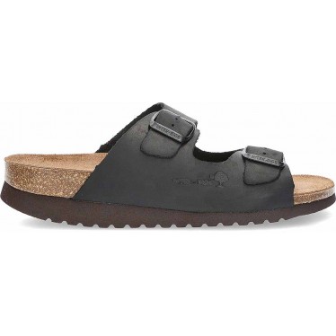 SANDALE CONFORTABLE INTERBIOS 7206-MM NEGRO