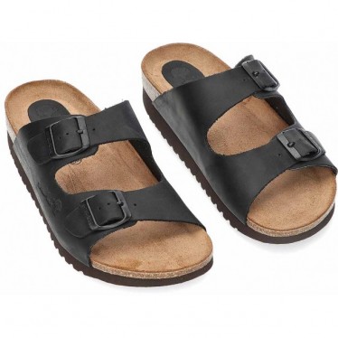 SANDALE CONFORTABLE INTERBIOS 7206-MM NEGRO