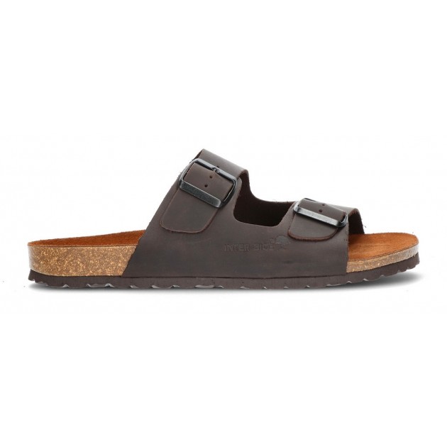 SANDALE CONFORTABLE INTERBIOS 9560 MOKA