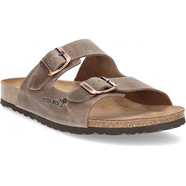 SANDALE CONFORTABLE INTERBIOS 9560 PARDO