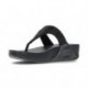 SANDALES FITFLOP EMBELLI CRISTAUX LULU BLACK