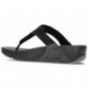 SANDALES FITFLOP EMBELLI CRISTAUX LULU BLACK