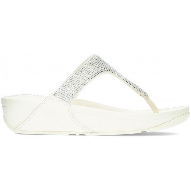 SANDALES FITFLOP EMBELLI CRISTAUX LULU CREAM