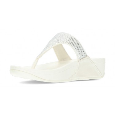 SANDALES FITFLOP EMBELLI CRISTAUX LULU CREAM