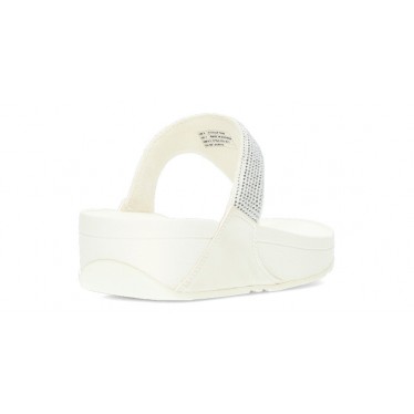 SANDALES FITFLOP EMBELLI CRISTAUX LULU CREAM