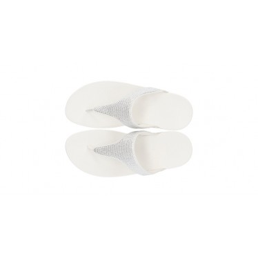 SANDALES FITFLOP EMBELLI CRISTAUX LULU CREAM