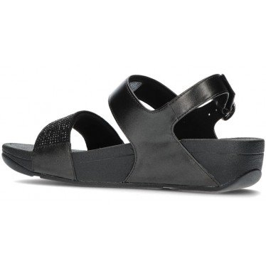 SANDALES FITFLOP SANGLE ARRIÈRE EN CRISTAL LULU NEGRO