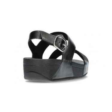 SANDALES FITFLOP SANGLE ARRIÈRE EN CRISTAL LULU NEGRO