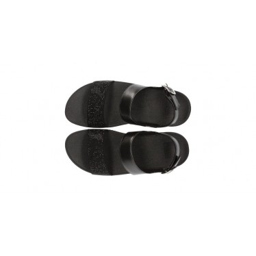 SANDALES FITFLOP SANGLE ARRIÈRE EN CRISTAL LULU NEGRO