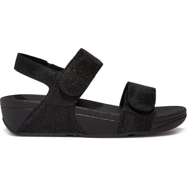 SANDALES FITFLOP LULU ADJ SHIMMERLUX GA2 ALL_BLACK