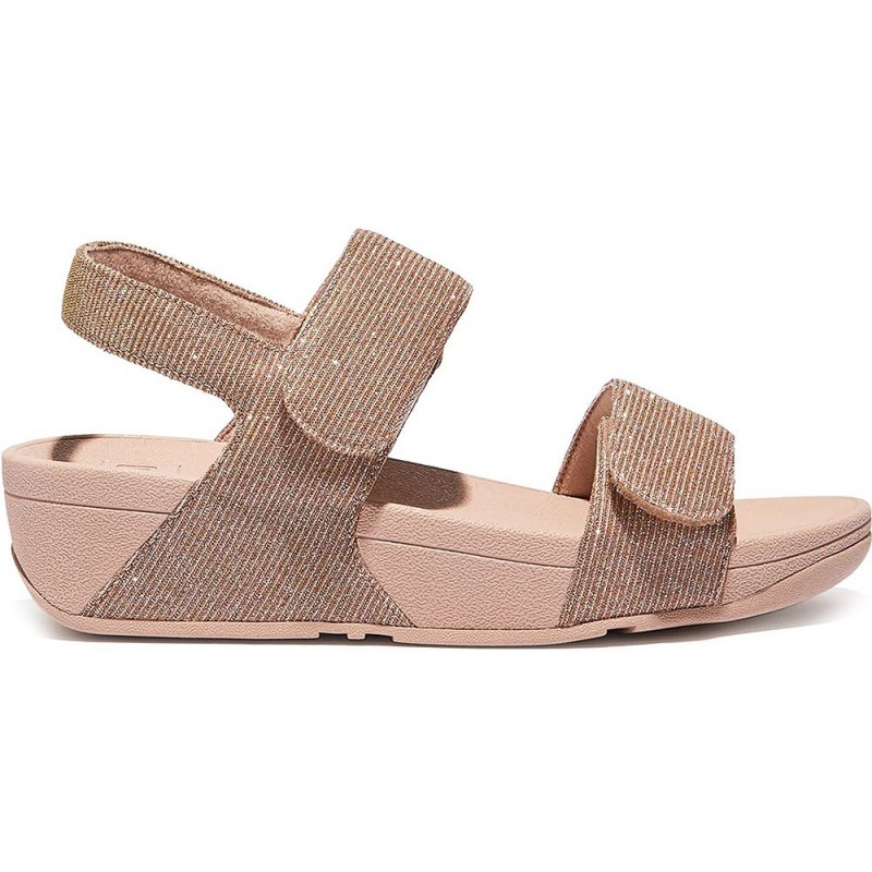 SANDALES FITFLOP LULU ADJ SHIMMERLUX GA2 ROSE_GOLD