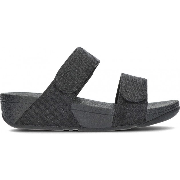 FitFlop FZ9 Lulu - Sandales ajustables Shimmerlux BLACK FitFlop FZ9 Lulu - Sandales ajustables Shimmerlux BLACK