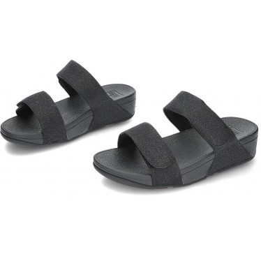 FitFlop FZ9 Lulu - Sandales ajustables Shimmerlux BLACK