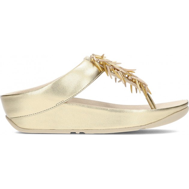 FitFlop HI7 Rumba - Sandales métalliques à perles PLATINO FitFlop HI7 Rumba - Sandales métalliques à perles PLATINO