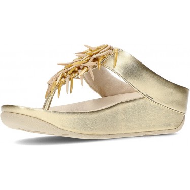 FitFlop HI7 Rumba - Sandales métalliques à perles PLATINO