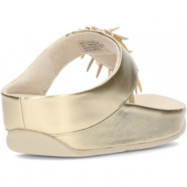 FitFlop HI7 Rumba - Sandales métalliques à perles PLATINO