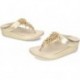 FitFlop HI7 Rumba - Sandales métalliques à perles PLATINO