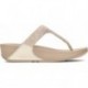 SANDALES FITFLOP EMBELLI CRISTAUX LULU BEIGE