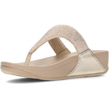 SANDALES FITFLOP EMBELLI CRISTAUX LULU BEIGE
