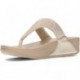 SANDALES FITFLOP EMBELLI CRISTAUX LULU BEIGE