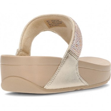 SANDALES FITFLOP EMBELLI CRISTAUX LULU BEIGE