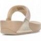 SANDALES FITFLOP EMBELLI CRISTAUX LULU BEIGE