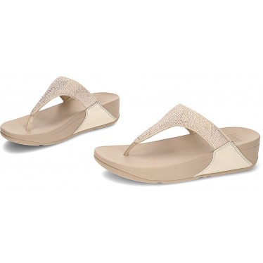 SANDALES FITFLOP EMBELLI CRISTAUX LULU BEIGE