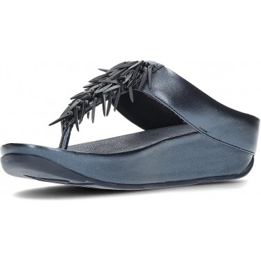 FitFlop HI7 Rumba - Sandales métalliques à perles NAVY