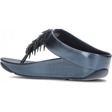 FitFlop HI7 Rumba - Sandales métalliques à perles NAVY