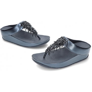 FitFlop HI7 Rumba - Sandales métalliques à perles NAVY