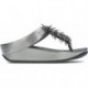 FitFlop HI7 Rumba - Sandales métalliques à perles PEWTER_BLACK